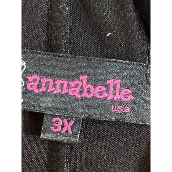 Annabelle Top Women 3X Black Tiered Metallic Sequin Butterfly Goth Hippie Boho - Picture 3 of 9